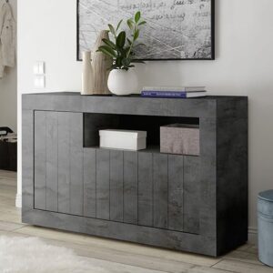 Nitro Wooden Sideboard With 3 Doors In Oxide