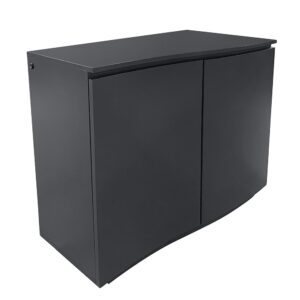 Decatur LED Wooden Sideboard With 2 Doors In Charcoal